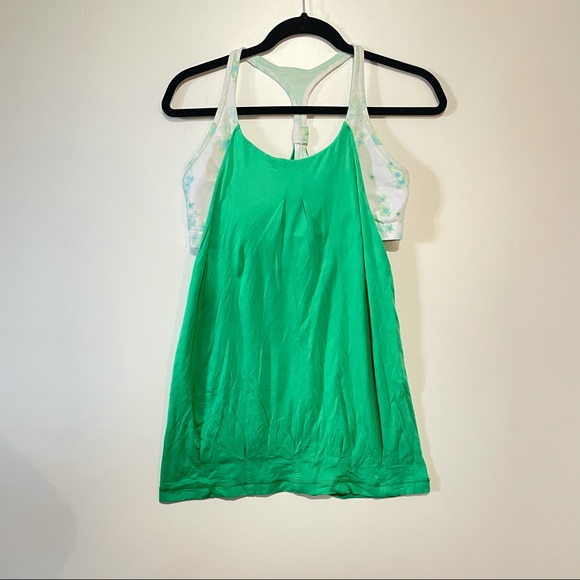 Lululemon Practice Freely Tank Green Size 10 - Picture 2 of 9